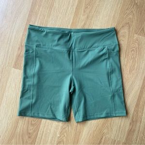 Senita Women's Seamed High Waisted Rio Compression Bike Shorts (7 in. inseam) XL